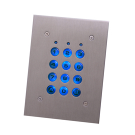 XPR codeKlavier inbouw kunststof toetsen, Wiegand, Codix, CLK/Data Art nr. COD425  (NE)