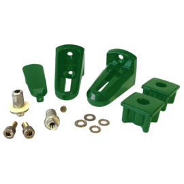 Scharnierset 90° regelbaar - RAL6005