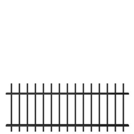 Spijlenvak Orion pro 1000 - h.o.h. 100 mm - sendzimir verzinkt en gecoat RAL9005 Art. nr. VAO1SV90051000 prijs per Stuk(s) excl. BTW