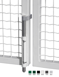 Locinox VSA-K-QF1BL-9005~~P00007817-9005 - Grondgrendel-quick fix-as in aluminium-zwart..  (ME)