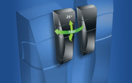 Set K609, Universele IR Fotocellen, 180 graden richtbaar. Bereik 15 meter. Met maak en verbreek contacten. toepasbaar op elk merk automatisering.Art. 4609  (QU)