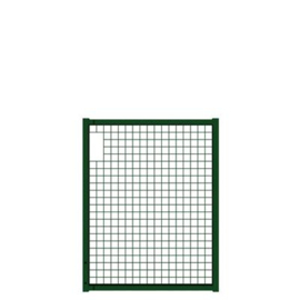 Tuinpoortvleugel 1000x1250 mm met gaasvulling - RAL6005 Art. nr. TPS6005100125 prijs per Stuk(s) excl. BTW