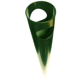 Plantsoenpaal Ø60,3x1,75x1700 mm met gat t.b.v. buis Ø42 mm - RAL6005 Art. nr. PR600560175170G prijs per Stuk(s) excl. BTW