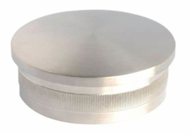 RVS304 eindstop vlak Ø42,4x2 mm Art. 75101