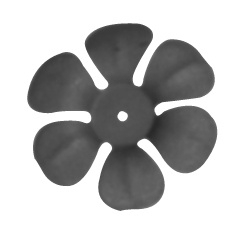 BL202~~BLADJE IN ZACHT STAAL