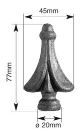 165BIS~~LASB. HEKPUNT 77X45X20MM.