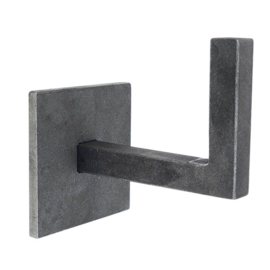 15.005.10~~VIERKANTE LEUNINGHOUDER MET BINNENDRAAD M8