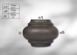 FOM114~~GIETIJZEREN SIERHULS