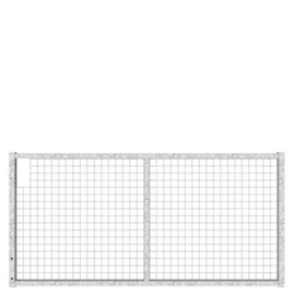 Tuinpoortvleugel met gaasvulling 2000x1000 - verzinkt Art. nr. TPVV200100 prijs per Stuk(s) excl. BTW