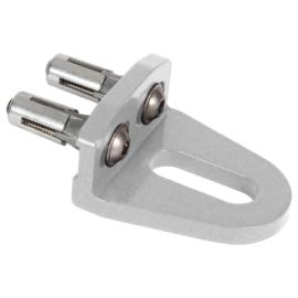 Bolton opschroefbare GRIP (scharnierlip) - aluminium Art. nr. BOLTONG16QFALUM02