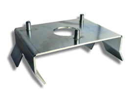 664020~~DEA PILLY/BASE steunplaten voor palen om in te betonneren (paar)