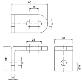 SCH30-60~~BEVESTIGINGSPLAATJE IN STAAL