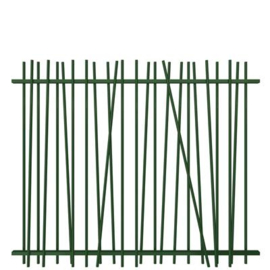 Spijlenvak Mykadoo pro 2000 - h.o.h. max. 110 mm - thermisch verzinkt en gecoat RAL6005 Art. nr. VAMYVV60052000  prijs per Stuk(s) excl. BTW