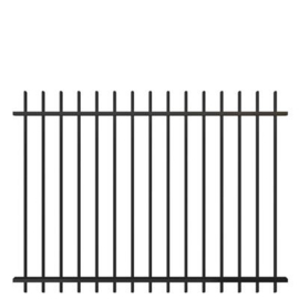 Spijlenvak Orion pro 1800 - h.o.h. 100 mm - sendzimir verzinkt en gecoat RAL9005 Art. nr. VAO1SV90051800 prijs per Stuk(s) excl. BTW