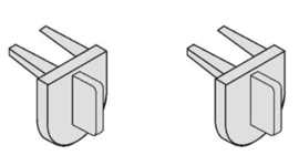 Sommer Set rode dopjes voor slot Twist UG Art nr. 105460  (SE)