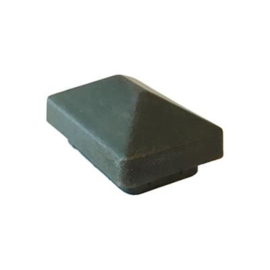 Afdekkap kunststof 60x40 mm met dakje - zwart Art. nr. ADKD90056040 prijs per Stuk(s) excl. BTW