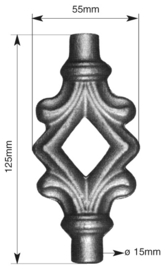 147-7~~LASB. HEKPUNT 125X55X15MM