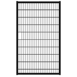 Tuinpoortvleugel 1200x2000 mm met dubbelstaafmatvulling - RAL9005 Art. nr. TPTDM9005120200 prijs per Stuk(s) excl. BTW