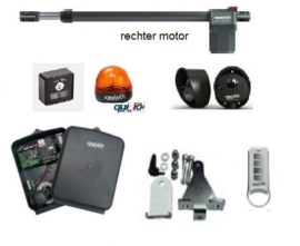 Quiko EON 400 230v. professional. 1x rechter motor set, voor poorten met vleugels van 1,5 tot 4 meter en tot 700kg  (QU)