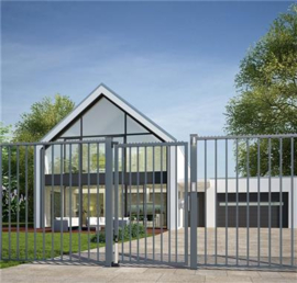 INTERIO - Onzichtbare hydraulische inbouw poortsluiter. Art nr. MIC947  (NE)