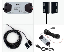 K-408 wofea, uniek type WIFI switch. met uw GSM uw poort / garagedeur openen en op uw GSM zien of de deur open of dicht is. Art. 4408  (QU)