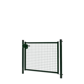 Enkele tuinpoortset met gaasvulling 1200x1000 - RAL6009 Art. nr. TPS6009120100S prijs per Set excl. BTW