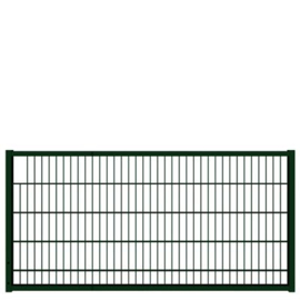 Tuinpoortvleugel 2000x1000 mm met dubbelstaafmatvulling - RAL6009 Art. nr. TPTDM6009200100 prijs per Stuk(s) excl. BTW