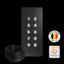 Entrya KPFB-ES4 codeklavier inbouw zwart Art nr. 105502  (SE)