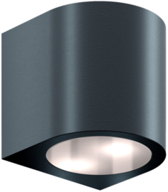 ARCO75-230V-7016 - Architecturale boogvormige wandverlichting, 75mm breed, 230Vac RAL7016. Art nr. LOC1223 7016  (NE)