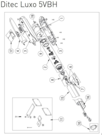 DITEC Entrematic Onderdelen voor , luxo, ed
