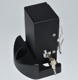 Electro mech. pen-slot K23 met 15mm slag. (grondgrendel) Met midden-aanslag, Poortstop.Art.0872  (QU)