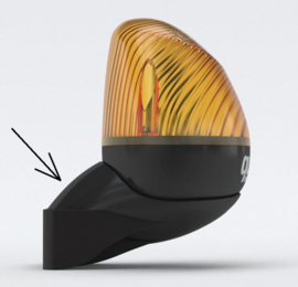 Quiko L-bracket, op de quiko zwaailamp rechtopstaand tegen een muur oid te monteren.Art. 4303 (QU)