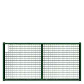 Tuinpoortvleugel 2000x1000 mm met gaasvulling - RAL6005 Art. nr. TPS6005200100 prijs per Stuk(s) excl. BTW