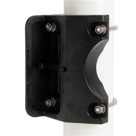Tuinpoortslotvanger kunststof voor Ø60 mm - RAL9005 Art. nr. SKRZ900560 prijs per Stuk(s) excl. BTW
