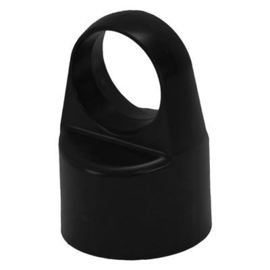 Doorvoerkop 60x42 mm - kunststof zwart Art. nr. DVKPA90056042 prijs per Stuk(s) excl. BTW