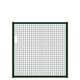 Tuinpoortvleugel 1500x1500 mm met gaasvulling - RAL6009 Art. nr. TPS6009150150 prijs per Stuk(s) excl. BTW