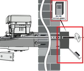 Sommer Kluis voor noodontgrendeling met kabel Twist M/ML Art nr. 105332  (SE)
