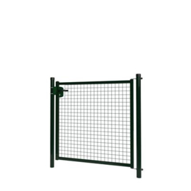 Enkele tuinpoortset met gaasvulling 1200x1250 - RAL6009 Art. nr. TPS6009120125S  prijs per Set excl. BTW