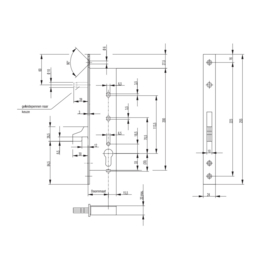 BKS zwenk-/haakslot Art. nr. BKSZWENKSLOT  (TH)