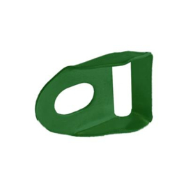 Verstevigingshoekje voor eindband - RVS en gecoat RAL6005 Art. nr. HVS6005 prijs per Stuk(s) excl. BTW