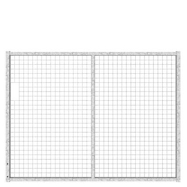 Tuinpoortvleugel met gaasvulling 2000x1500 - verzinkt Art. nr. TPVV200150  prijs per Stuk(s) excl. BTW