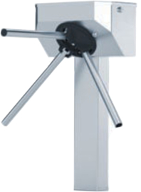 Gastop STI-BR2AL : Driepoot tourniquet gemotoriseerd. Enkele passage met vaste armen. Art nr. GTP0027  (NE)