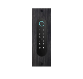 Fasttel FTB26KF-QR | Codeklavier/Badgelezer/Bluetooth/NFC/QR lezer: 1 relais, Wiegand en Cloud. Zwart alu, inbouw, 62x188x30 mm (HO)