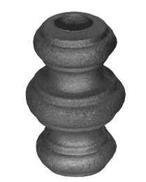 13.148.01~~Borchie stam.te H.67x45mm f.t.18,5 mm