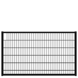 Tuinpoortvleugel 2000x1200 mm met dubbelstaafmatvulling - RAL9005 Art. nr. TPTDM9005200120 prijs per Stuk(s) excl. BTW