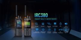 Inrico IRC 380 POC camera/portofoon/DRM/analoog/telefoon
