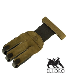 eLToro Vingerhandschoen Bruin-Zwart