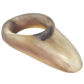 WHITE FEATHER Thumb Ring(duimring)