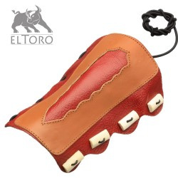 eLTtoro traditionele armbescherming bot rood