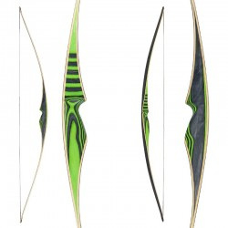 JACKALOPE BY BODNIK BOWS - JADE - 64 INCHL - LONGBOW - 20-55 LBS